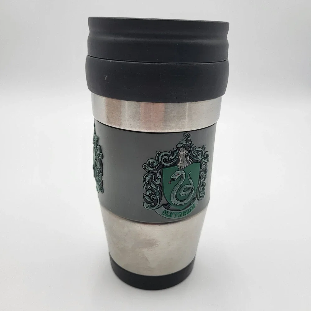 Slytherin 14oz Stainless Tumbler Travel Mug Lid Wizarding World of Harry Potter‎